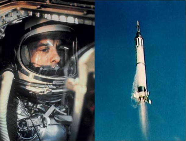 Image result for alan shepard became the first american in space